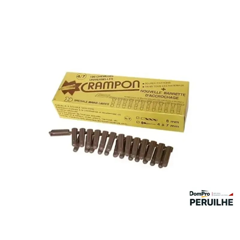 Cheville Crampon 4/7 boîte 100 | Peruilhe