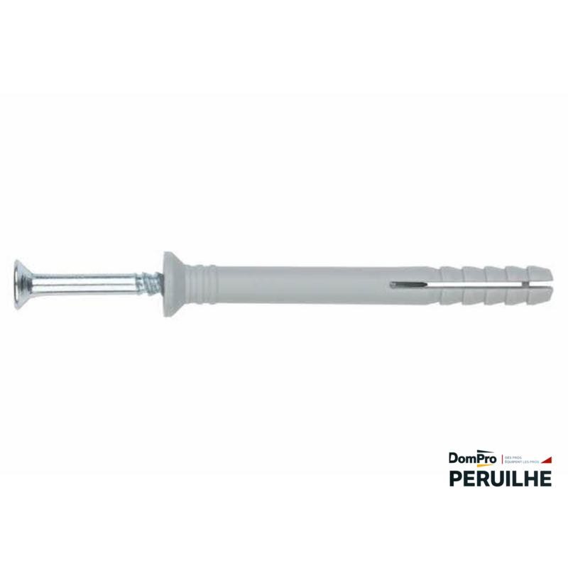 Boîte 100 chevilles nylon à frapper M8 8x80 mm | Peruilhe