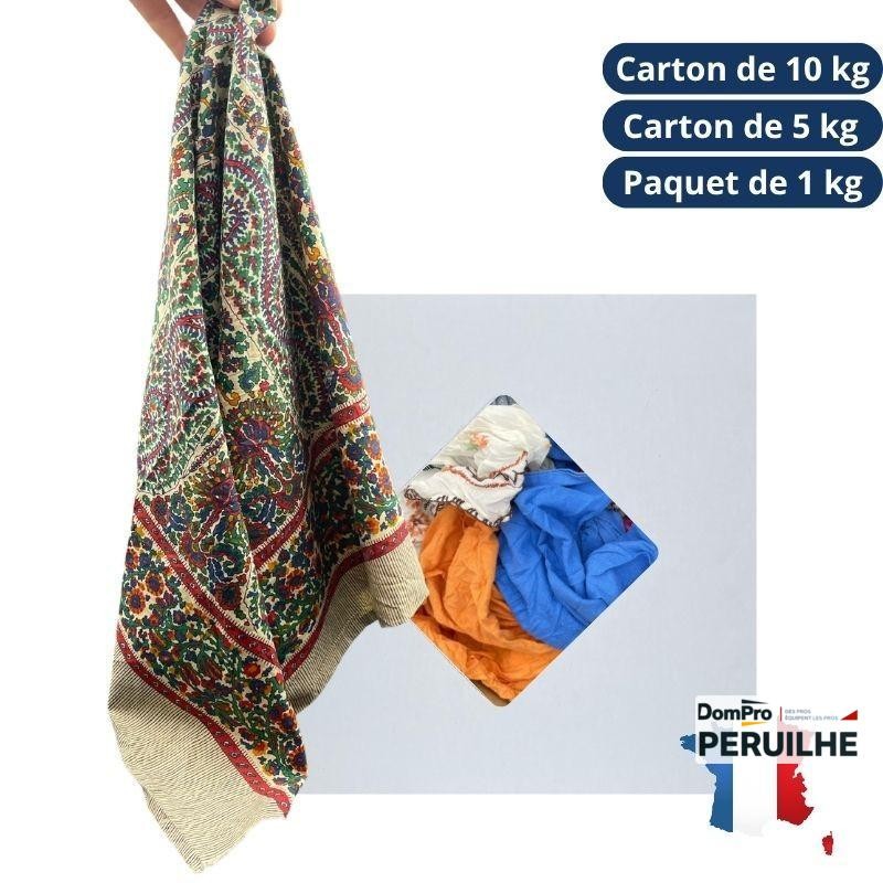 Chiffon d'essuyage tissé couleur fin 10 kg | Peruilhe