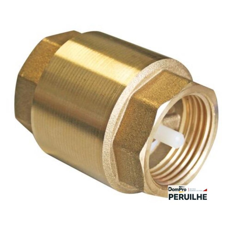 Clapet de retenue laiton 26/34 double femelle | Peruilhe