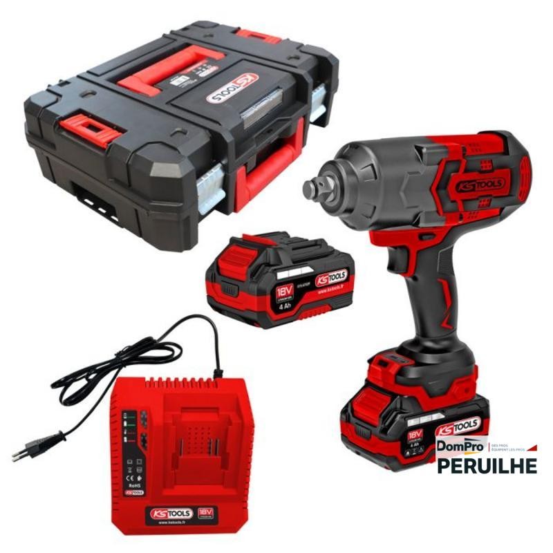 Clé à chocs 1/2" 18V 1600 Nm 2 bat. | Peruilhe