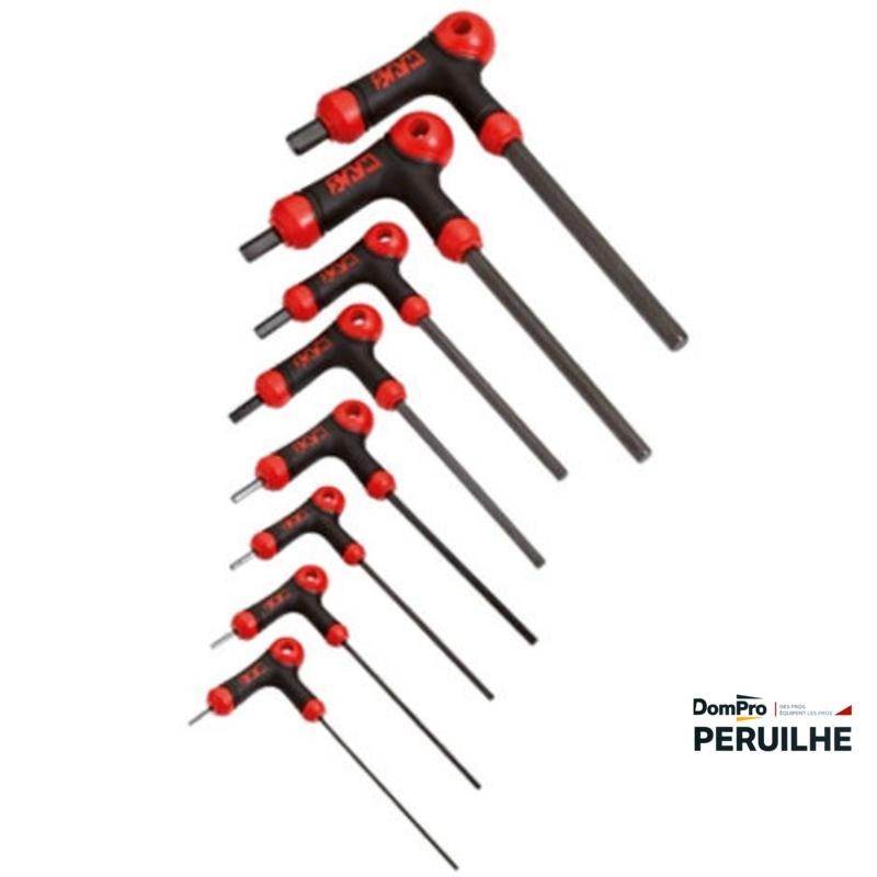 Jeu de 6 clés Allen métrique 3-10 mm | Peruilhe