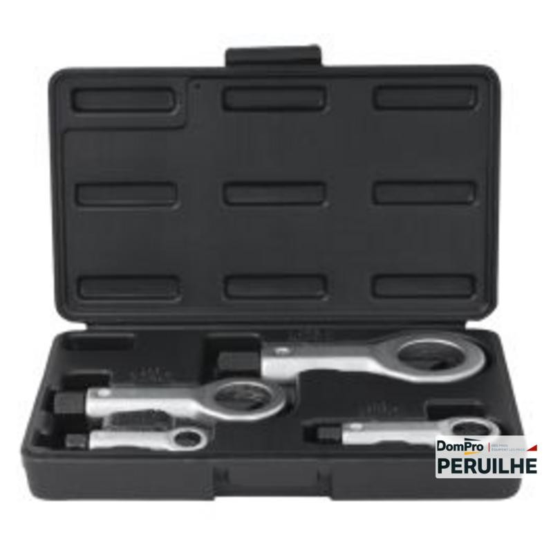 Coffret casse-écrous mécaniques 4pcs | Peruilhe