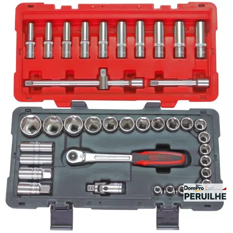 Coffret douilles 1/2" 39 pcs KS Tools | Peruilhe