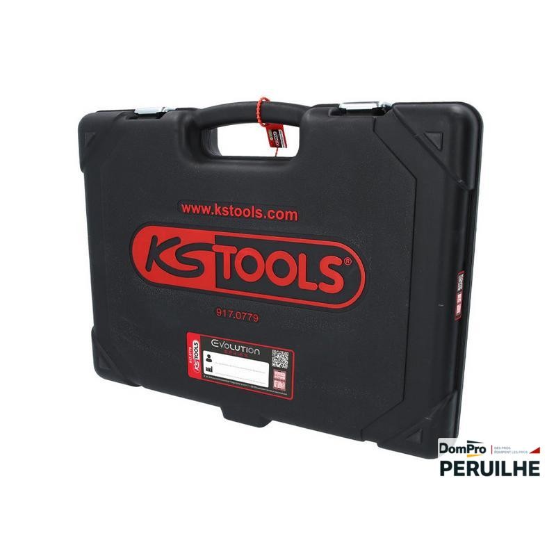 Coffret douilles 179 pcs 1/4 3/8 1/2 | Peruilhe