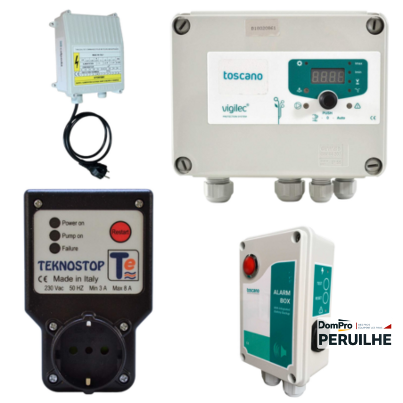 Coffret manque eau 230V 8A maxi | Peruilhe