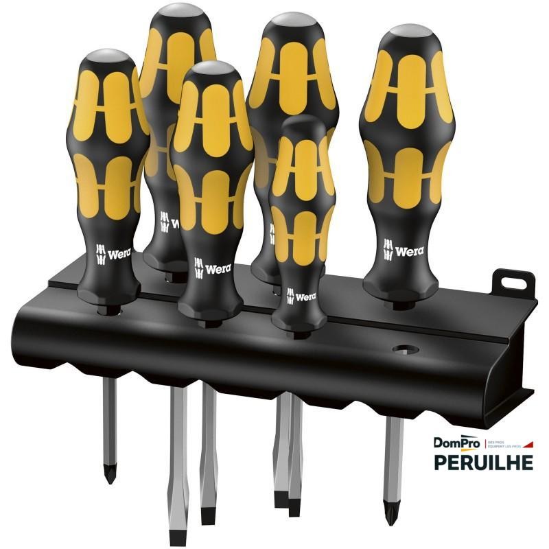 Coffret Wera 6 tournevis Kraftform — Peruilhe
