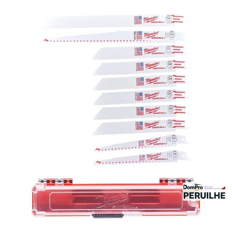 Coffret 10 lames scies sabres Sawzall | Peruilhe