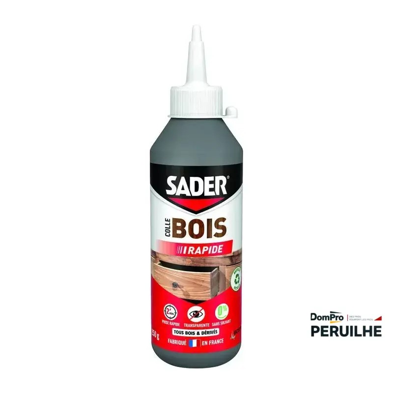 Colle bois prise rapide 250g | Peruilhe