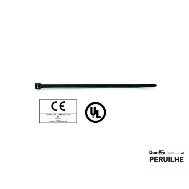 Collier COLRING 4.8x200 noir au cent | Peruilhe