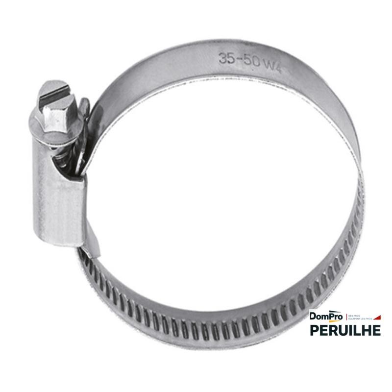 Collier serrage inox 40-60 mm 12 mm | Peruilhe