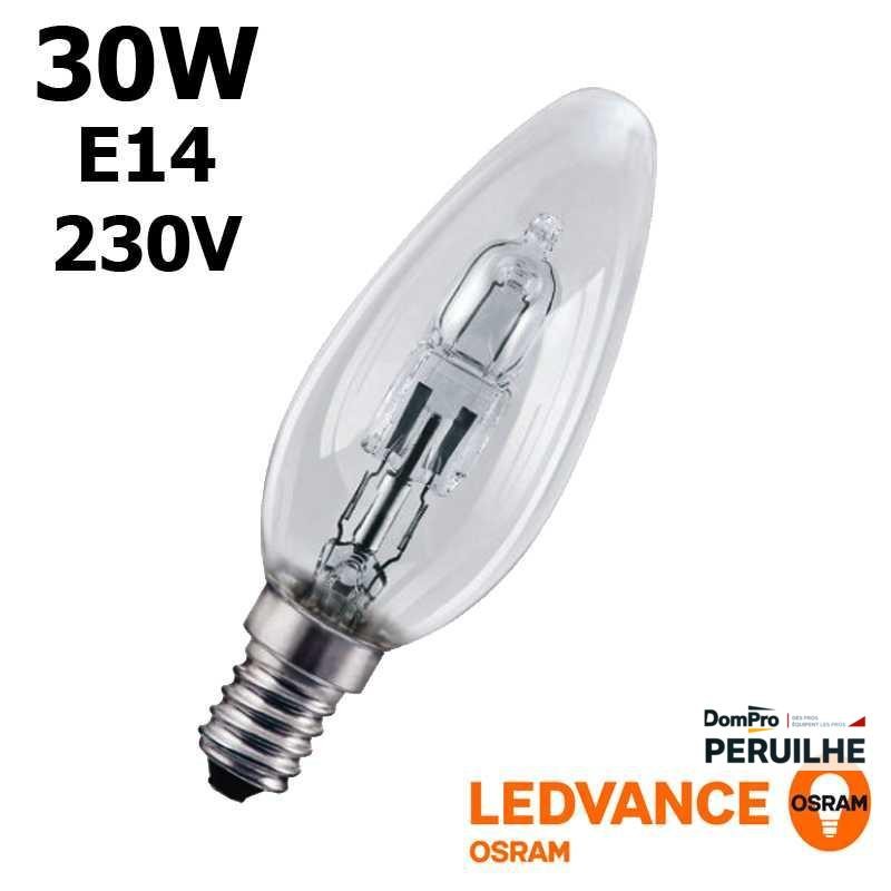 Ampoule halogène 30W E14 230V | Peruilhe