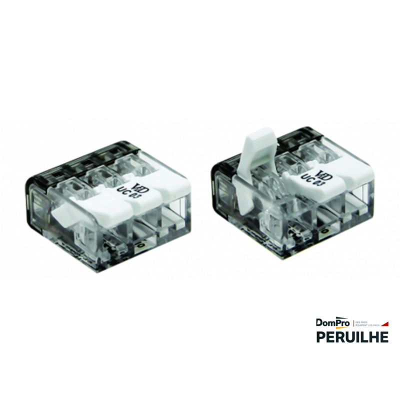 5 connecteurs rapides câble souple 2 trous | Peruilhe