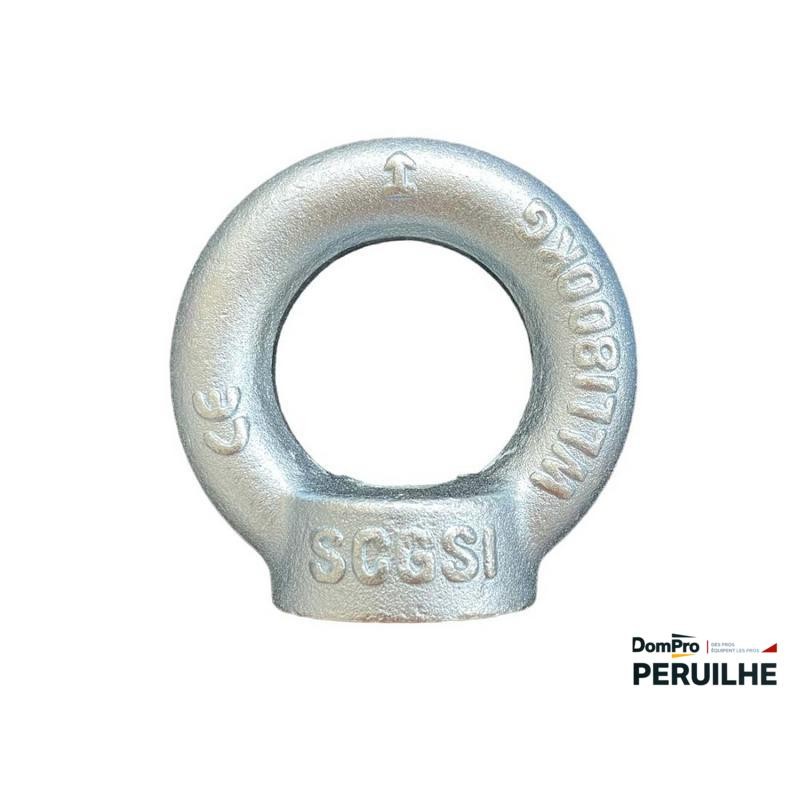 Anneau de levage M6 acier zingué | Peruilhe