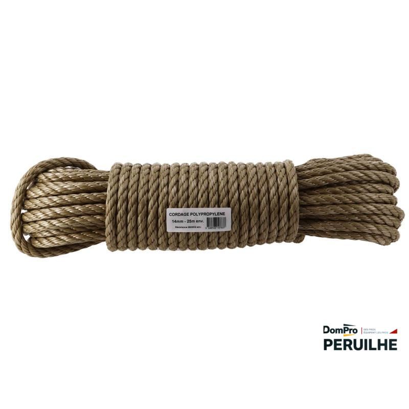 Corde polypro 6 mm beige 100 m | Peruilhe