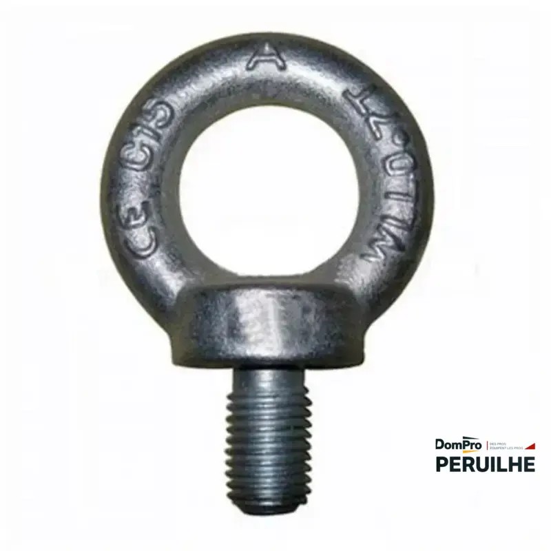 Anneau de levage mâle fixe M12 zingué | Peruilhe