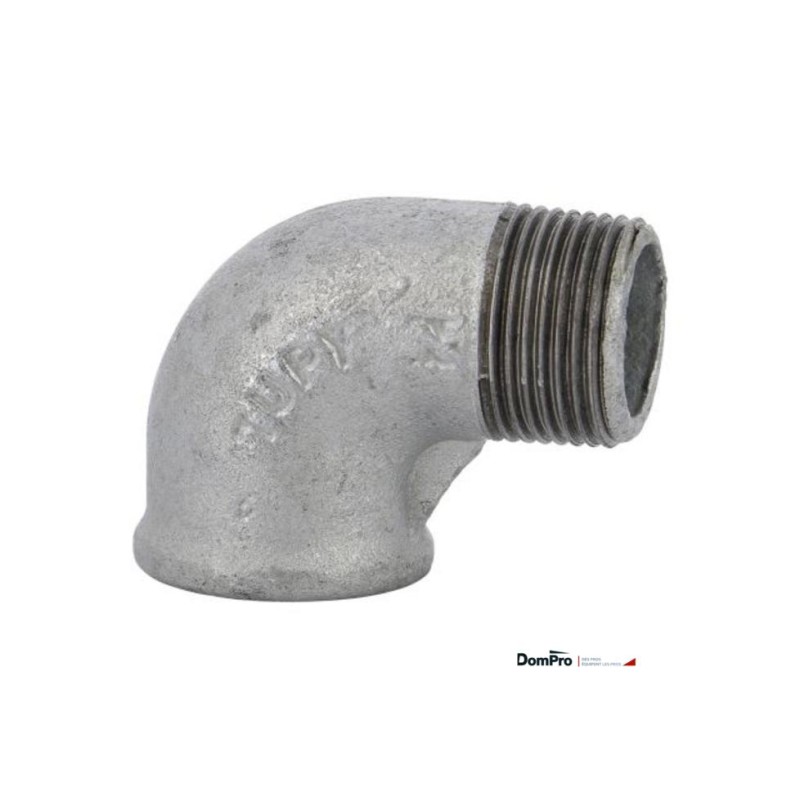Coude 90° M/F Galva 12x17 mm | Peruilhe