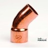 Coude cuivre 14/16 MF 45° Peruilhe