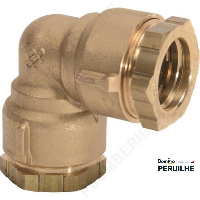 Coude laiton PEHD Ø25 HUOT | Peruilhe