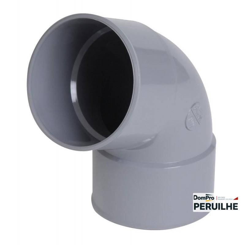 Coude PVC FF Ø140 67°30 à coller | Peruilhe