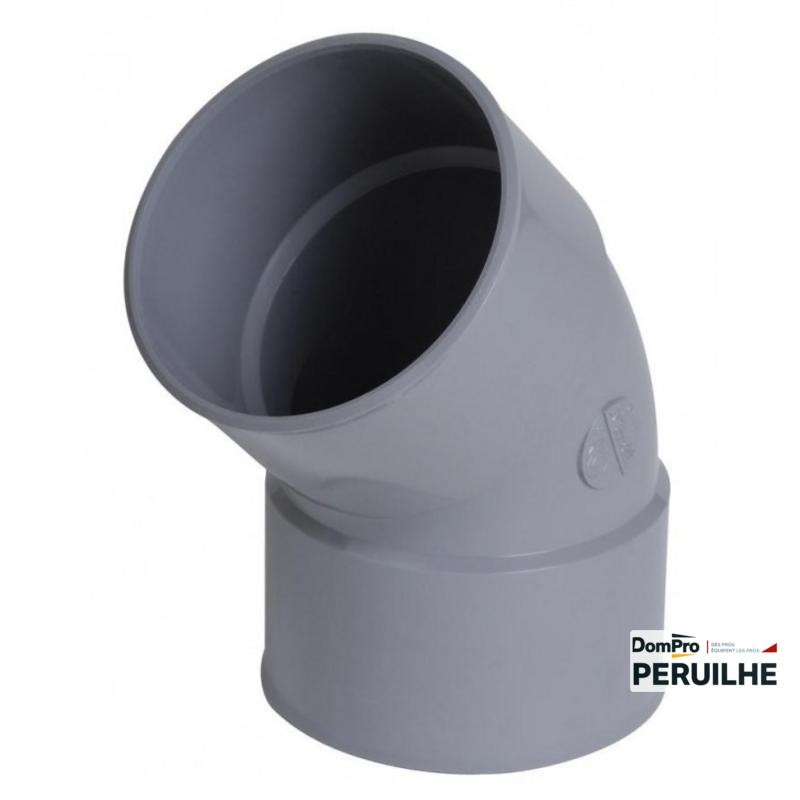 Coude PVC FF Ø160 45° NICOLL | Peruilhe