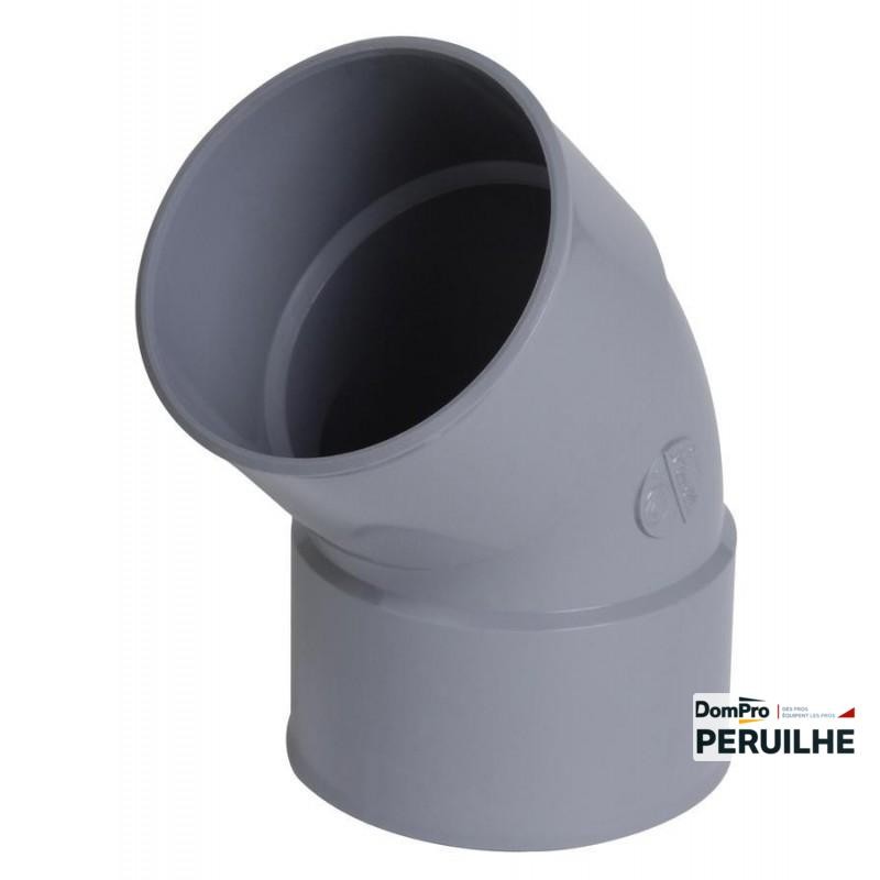 Coude PVC FF Ø80 45° NICOLL | Peruilhe
