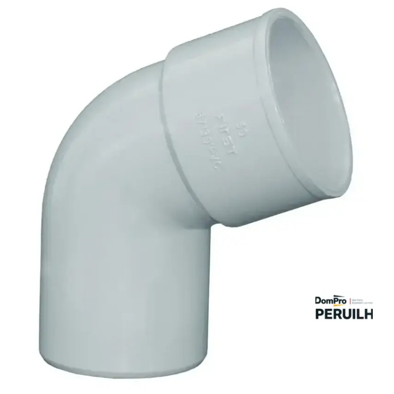 Coude PVC MF 125 mm 67°30 à coller | Peruilhe
