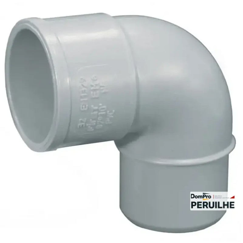 Coude PVC MF Ø50 87°30 à coller | Peruilhe