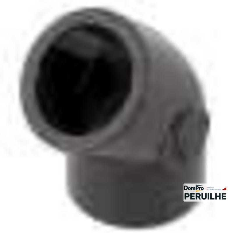 Coude PVC pression FF 45° D25 | Peruilhe