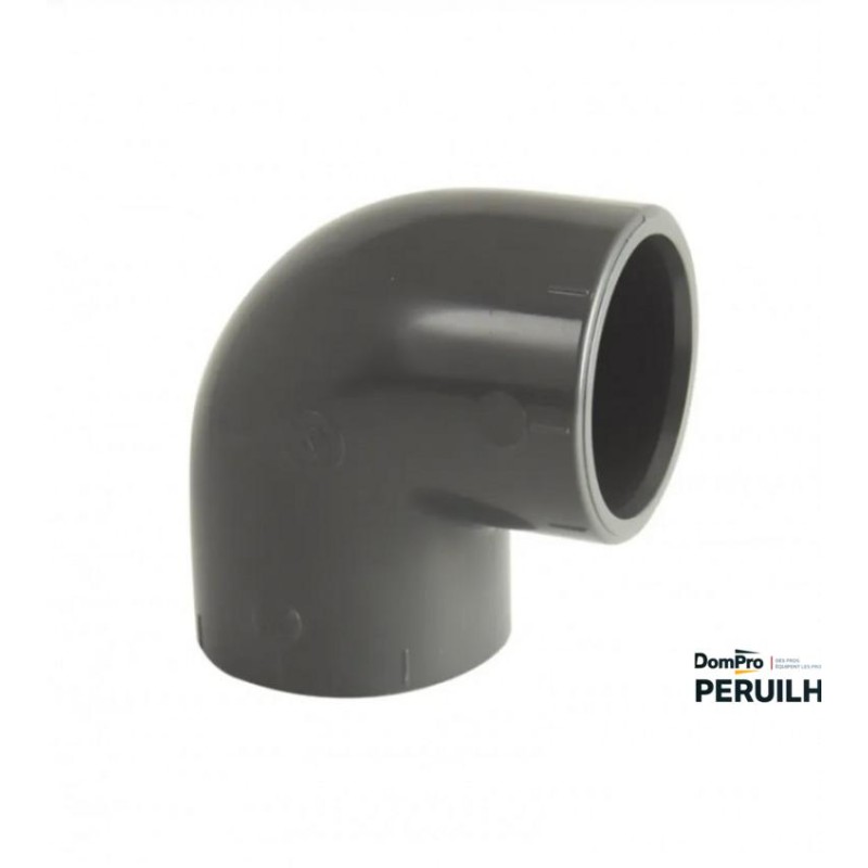 Coude PVC pression 90° D20 FF | Peruilhe