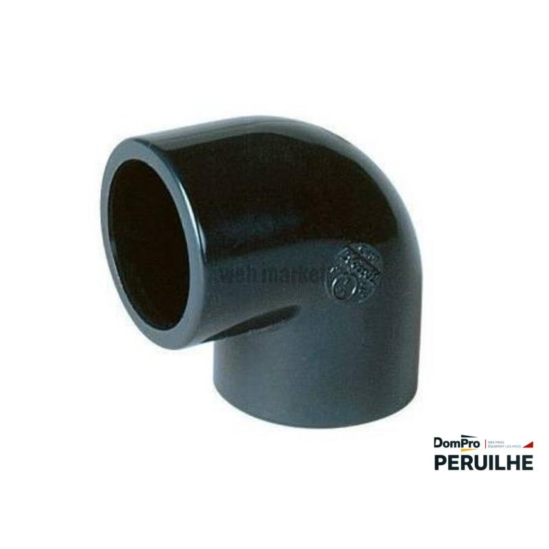 Coude PVC pression 90° D63 FF | Peruilhe
