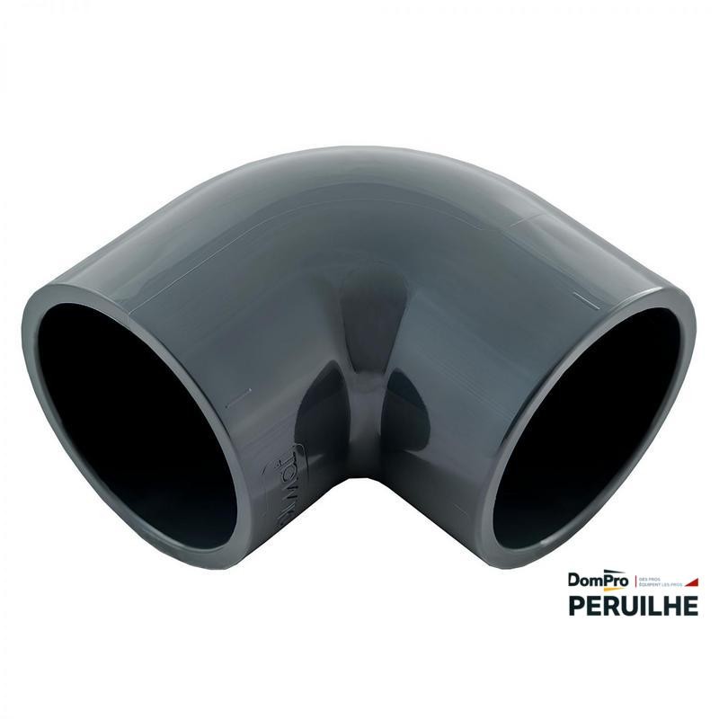 Coude PVC pression FF 90° D25 | Peruilhe