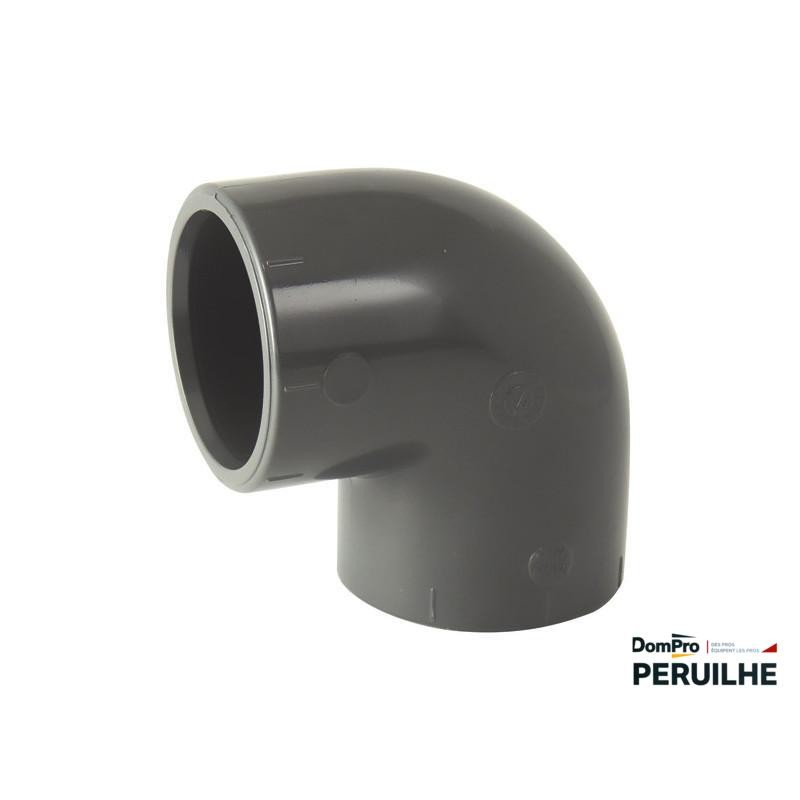 Coude PVC pression FF 90° D50 | Peruilhe