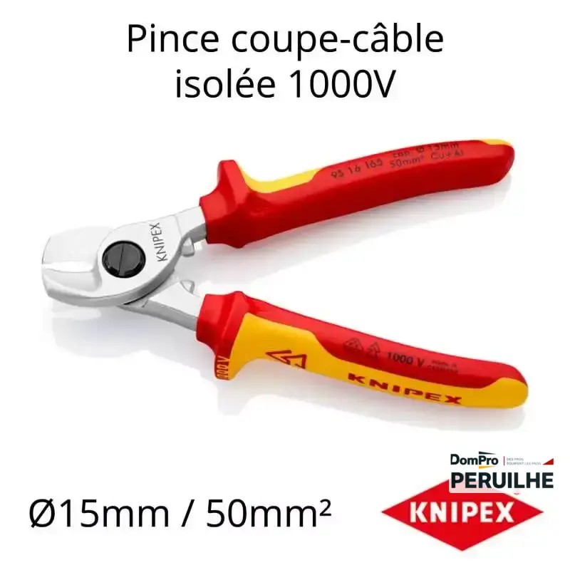 Coupe câble isolé 1000V 165 mm | Peruilhe