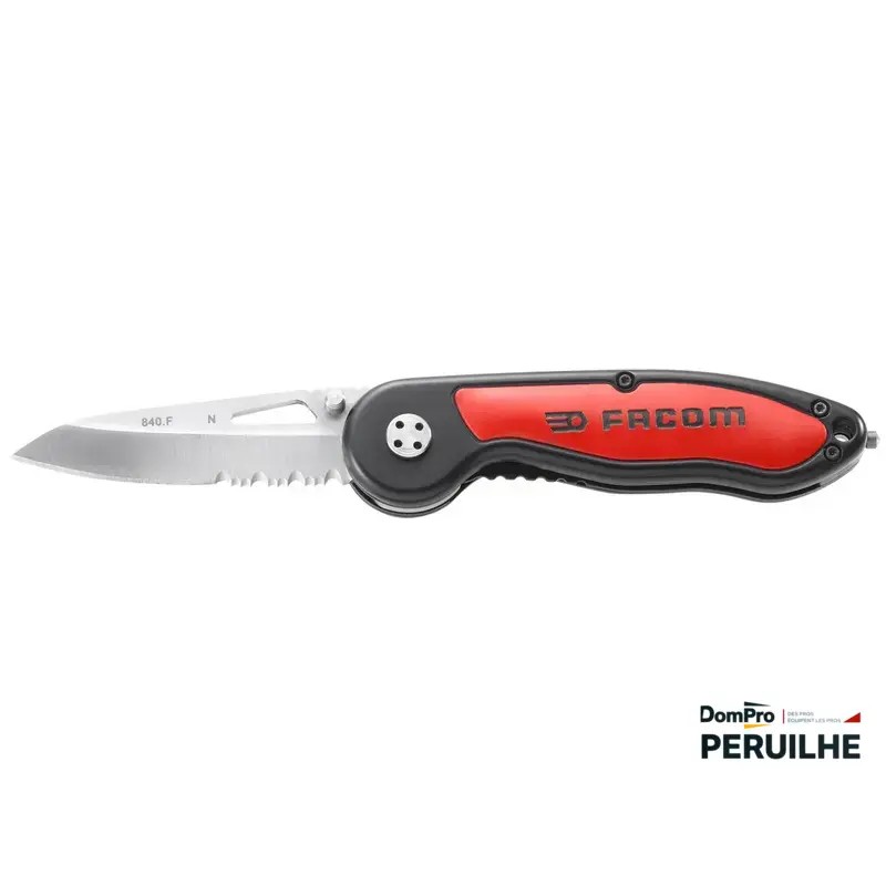 Couteau à cran d'arrêt lame inox FACOM | Peruilhe