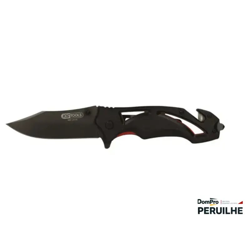 Couteau de poche coupe ceinture et brise-vitre | Peruilhe