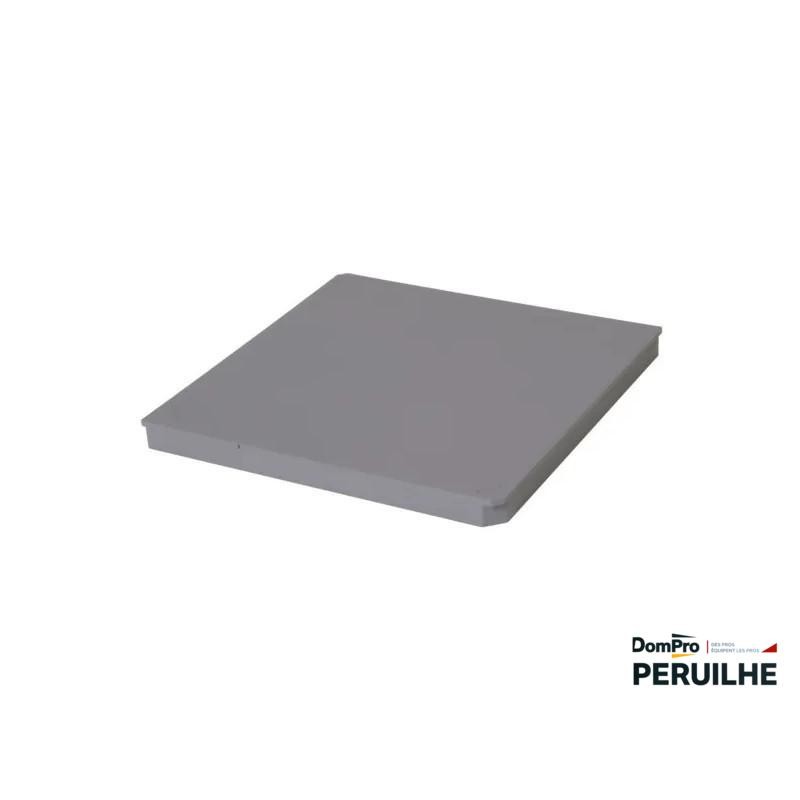 Couvercle regard PVC 25x25 gris | Peruilhe