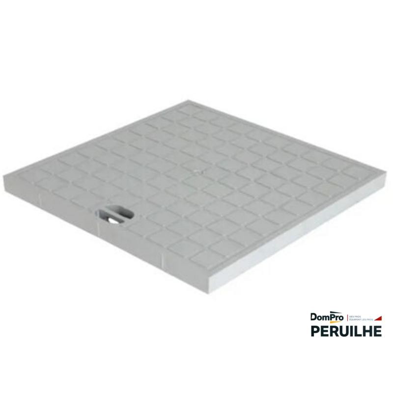 Couvercle regard PVC 40x40 gris | Peruilhe