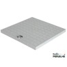 Couvercle regard PVC 40x40 gris | Peruilhe