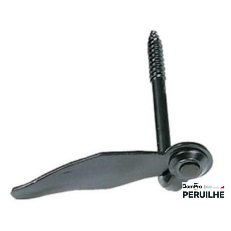 Arrêt marseillais à visser noir 130 mm | Peruilhe