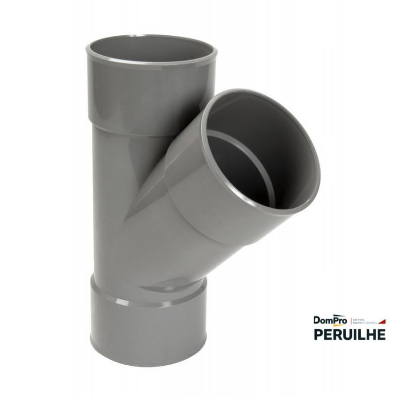 Culotte PVC 45° FF Ø80 NICOLL | Peruilhe