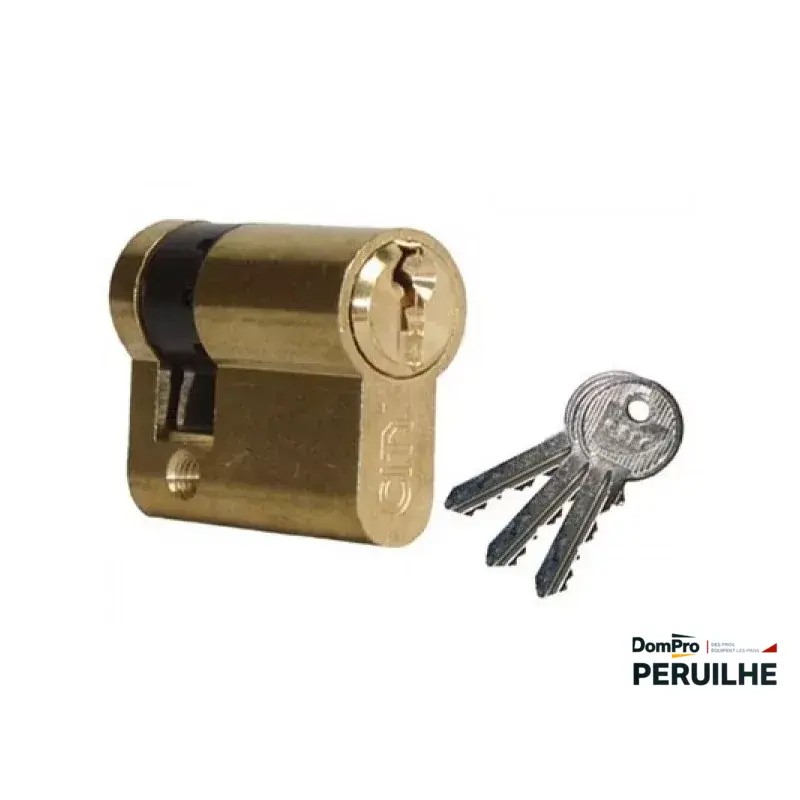 Cylindre profilé 30x10 laiton City | Peruilhe