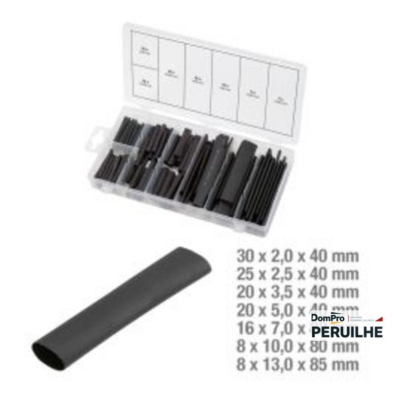 Assortiment gaine thermo-rétractable x127 | Peruilhe