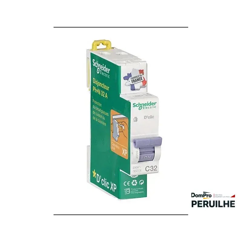 Disjoncteur Déclic 32A 230V | Peruilhe