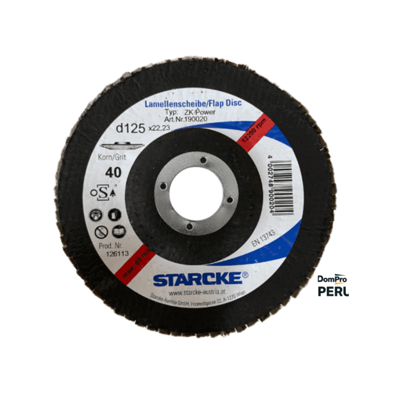 Disque à lamelle 125 mm G80 Starcke | Peruilhe