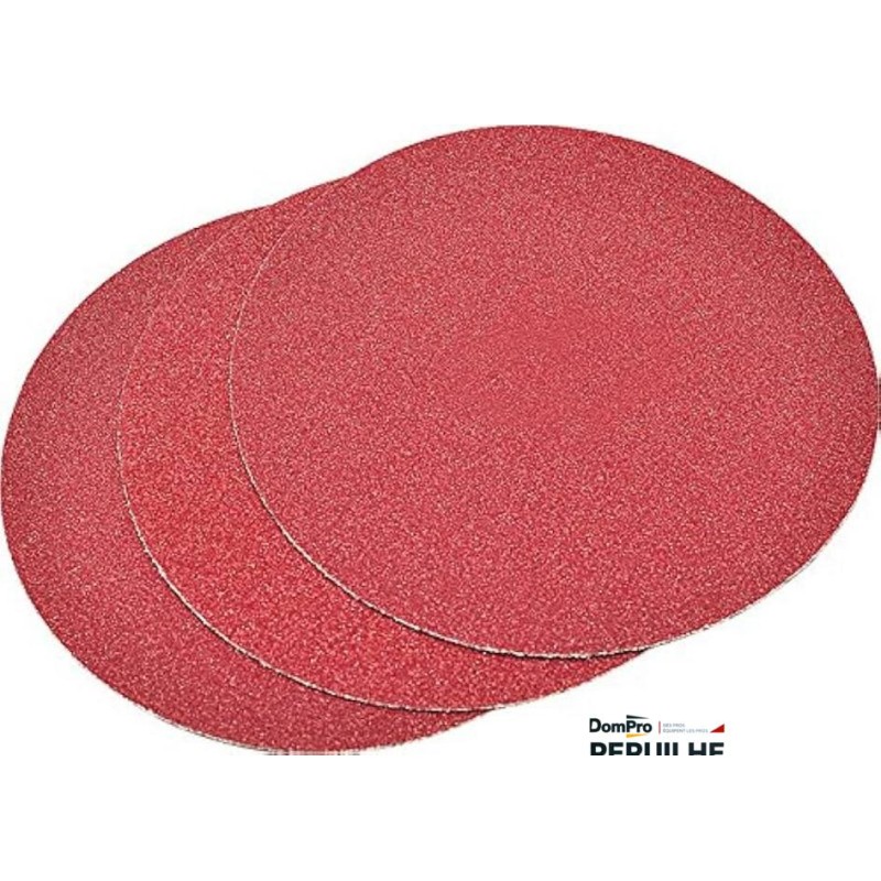 Disque à poncer 125x22 gr80 rouge | Peruilhe