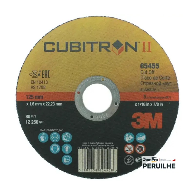Disque Cubitron II 125x1.6 mm | Peruilhe