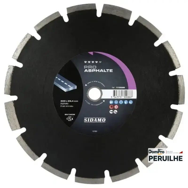 Disque diamant à segment 300 mm Peruilhe