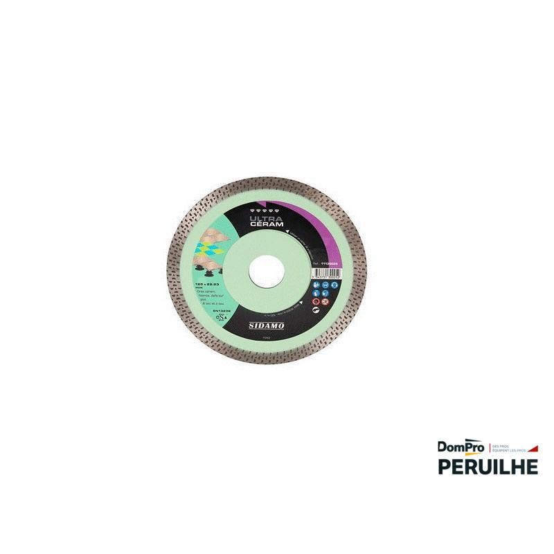 Disque diamant ULTRA CERAM D.125x22.2 Peruilhe