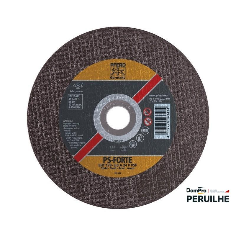 Disque à tronçonner 230x3 mm PS Forte | Peruilhe